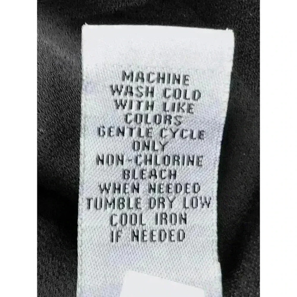 Catherines top 1X scoop neck 3/4 sleeve embroidered red on black - Picture 6 of 7